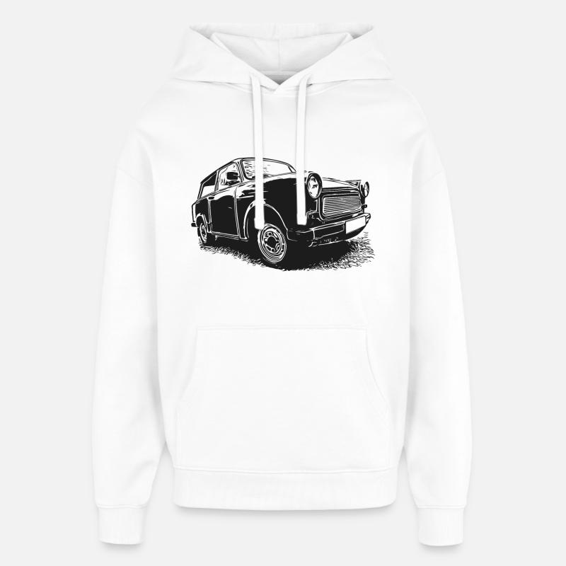 |  | Trabbi Véhicules gdr - Sweat à capuche unisexe Stanley/Stella Oversized - blanc