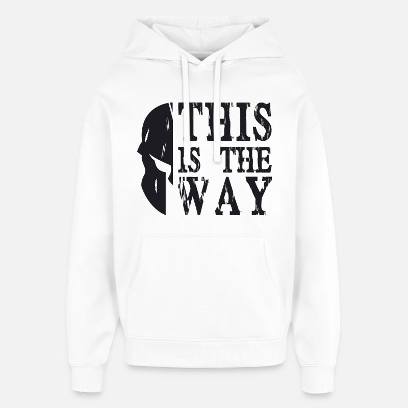 This is the way sparta - Sweat à capuche unisexe Stanley/Stella Oversized - blanc