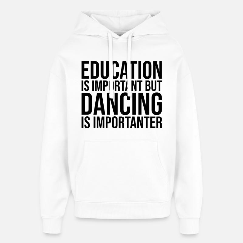 danse - Sweat à capuche unisexe Stanley/Stella Oversized - blanc