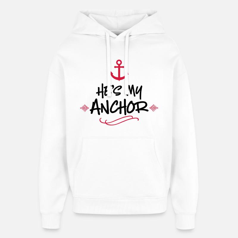 wedding - Oversized Unisex Hoodie by Stanley/Stella - white