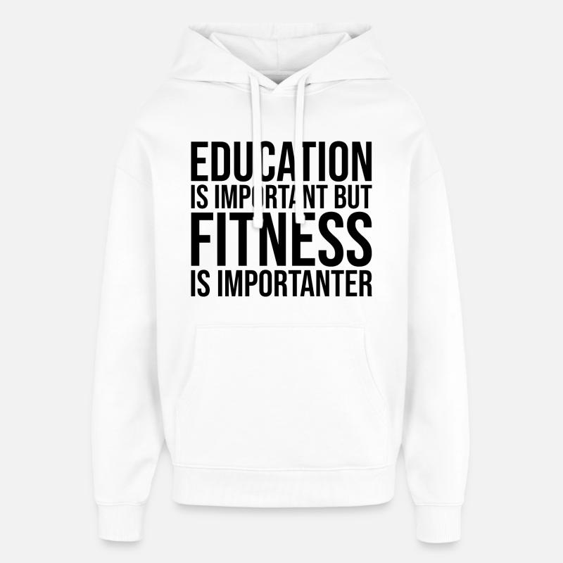 aptitude - Sweat à capuche unisexe Stanley/Stella Oversized - blanc