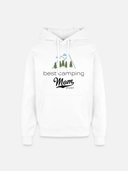 camper - Oversized Unisex Hoodie by Stanley/Stella - white