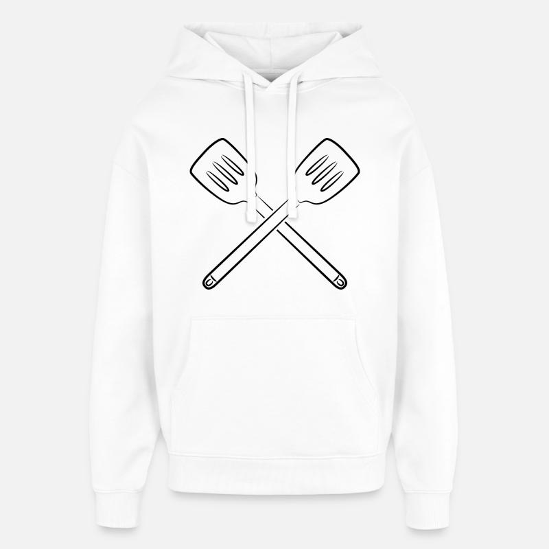 Écumoire - Sweat à capuche unisexe Stanley/Stella Oversized - blanc