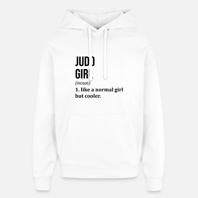 Judo Judo - Sweat à capuche unisexe Stanley/Stella Oversized - blanc