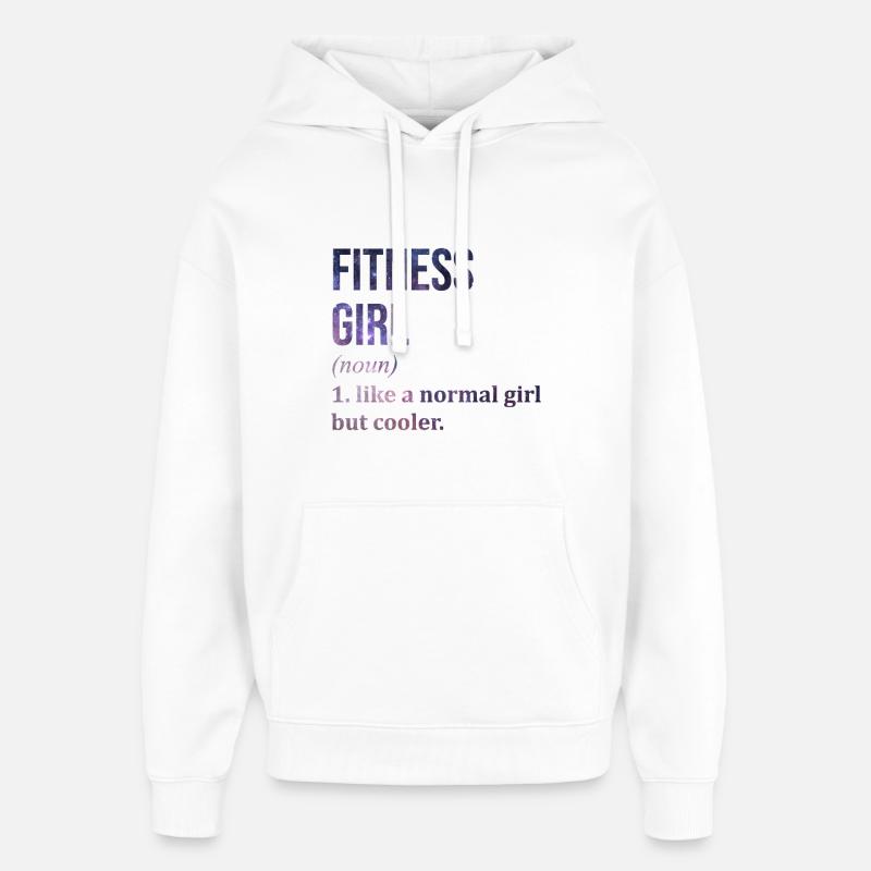 aptitude - Sweat à capuche unisexe Stanley/Stella Oversized - blanc