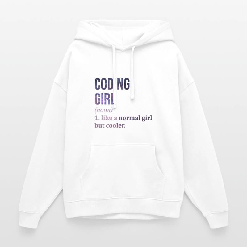 Codage Codage Codage Sweat à capuche unisexe Stanley/Stella Oversized