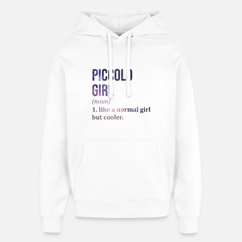 piccolo - Sweat à capuche unisexe Stanley/Stella Oversized - blanc