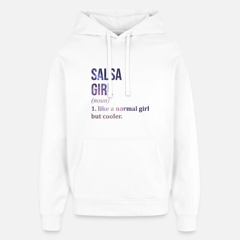 salsa - Sweat à capuche unisexe Stanley/Stella Oversized - blanc