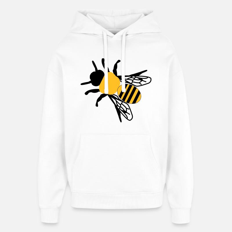 Biene klein - Oversized Unisex Hoodie von Stanley/Stella - Weiß