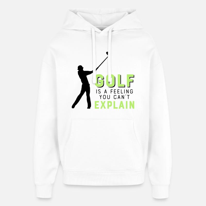 Le golf - Sweat à capuche unisexe Stanley/Stella Oversized - blanc
