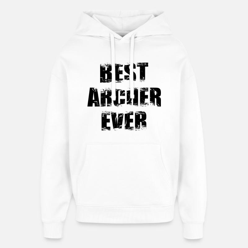 Meilleur archer - Sweat à capuche unisexe Stanley/Stella Oversized - blanc