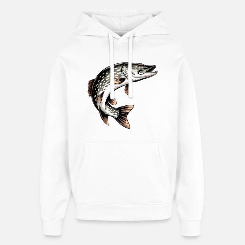 Hecht Design - Sweat à capuche unisexe Stanley/Stella Oversized - blanc