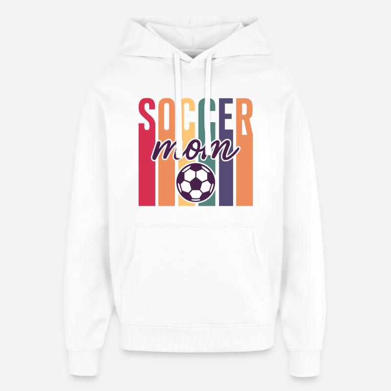 Fußball Mutter - Oversized Unisex Hoodie von Stanley/Stella - Weiß