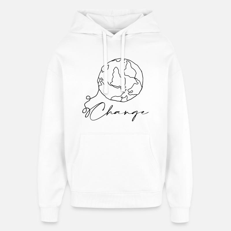 Monde - Sweat à capuche unisexe Stanley/Stella Oversized - blanc