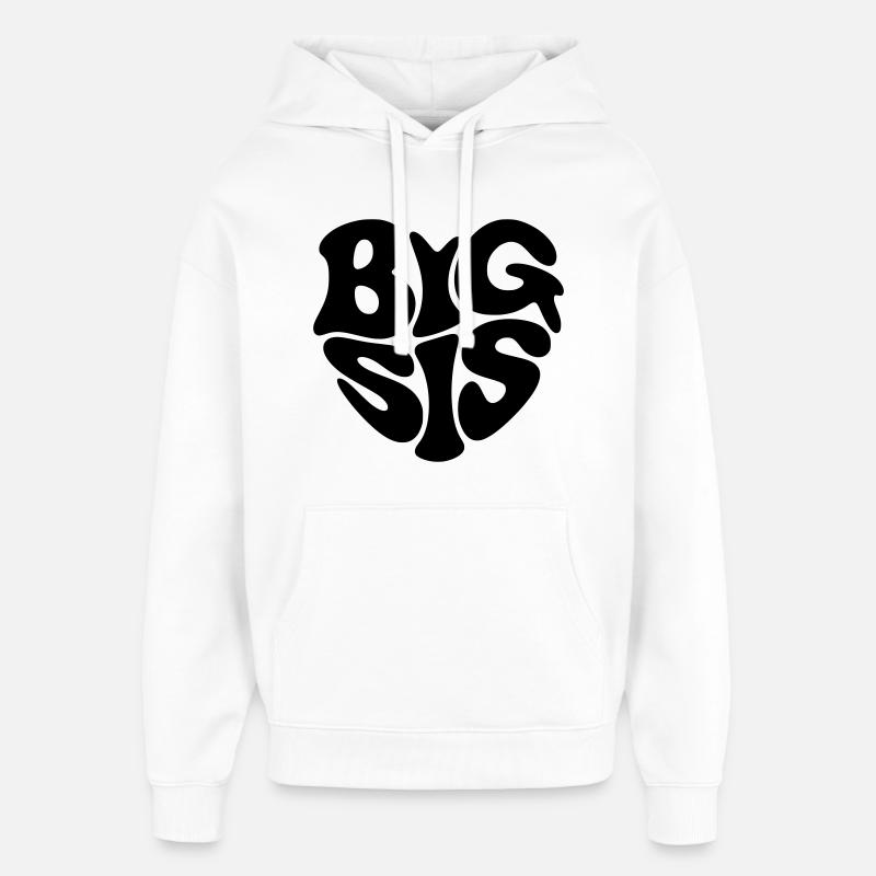 Grande Sœur - Sweat à capuche unisexe Stanley/Stella Oversized - blanc