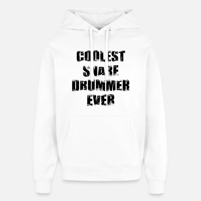 Batteur hargneux - Sweat à capuche unisexe Stanley/Stella Oversized - blanc
