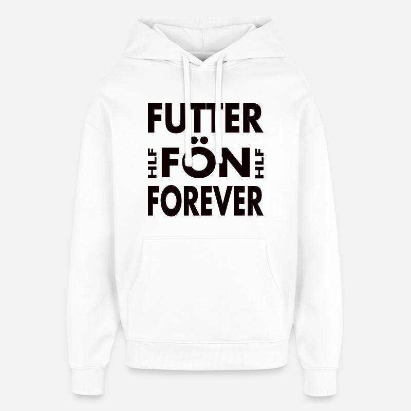 Sèche-alimentation - Friteuse à air pour toujours - Sweat à capuche unisexe Stanley/Stella Oversized - blanc