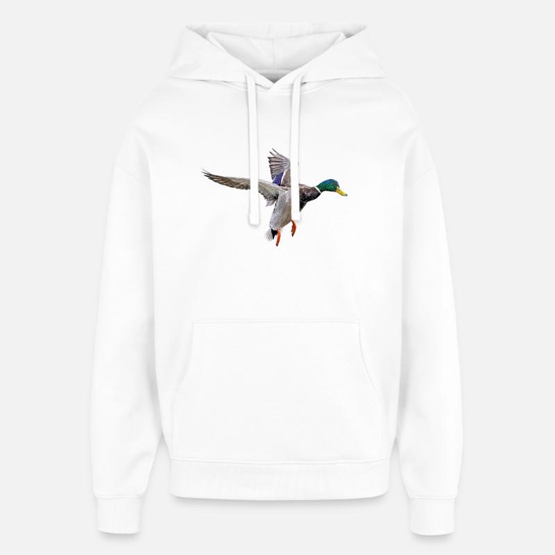 Duck - Sweat à capuche unisexe Stanley/Stella Oversized - blanc