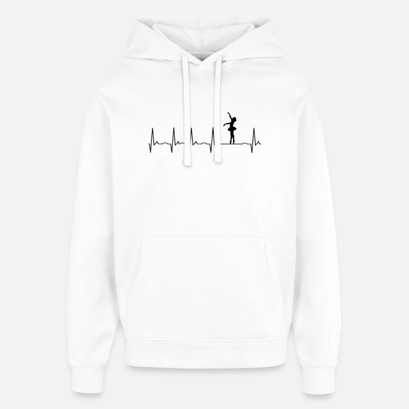 ballet - Sweat à capuche unisexe Stanley/Stella Oversized - blanc