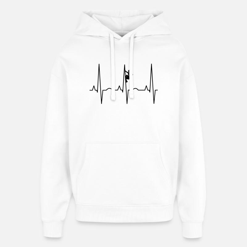Grimpeur - Sweat à capuche unisexe Stanley/Stella Oversized - blanc