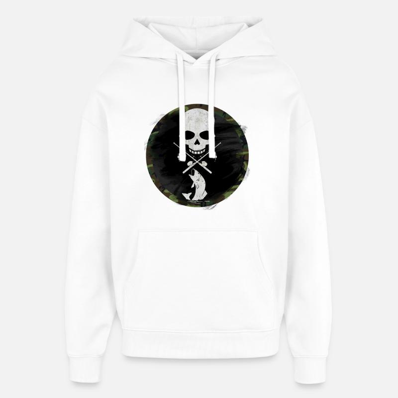 Pêcheurs - Sweat à capuche unisexe Stanley/Stella Oversized - blanc