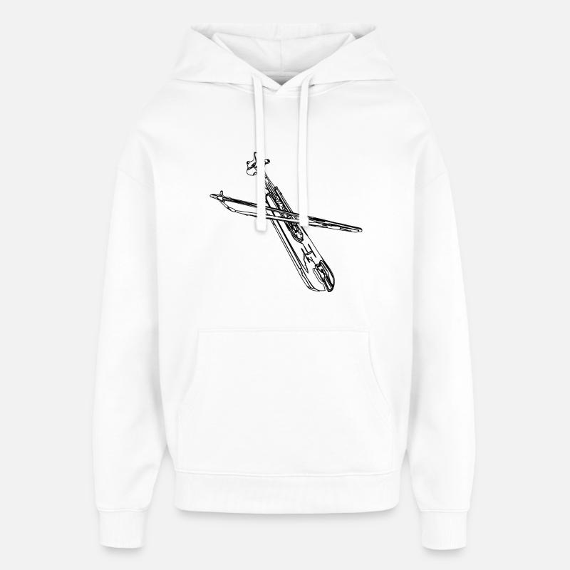 kemence - Sweat à capuche unisexe Stanley/Stella Oversized - blanc