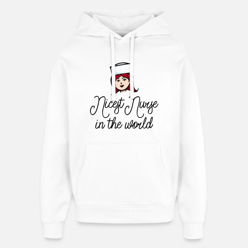 Infirmière infirmière Infirmière ambulancier - Sweat à capuche unisexe Stanley/Stella Oversized - blanc