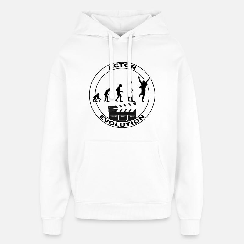 Evolution Schauspieler Darsteller Geschenk - Oversized Unisex Hoodie von Stanley/Stella - Weiß