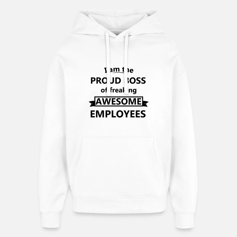 patron - Sweat à capuche unisexe Stanley/Stella Oversized - blanc