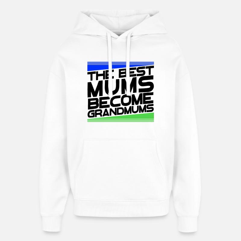 Cool Oma Statement Großmutter Glückwunsch - Oversized Unisex Hoodie von Stanley/Stella - Weiß