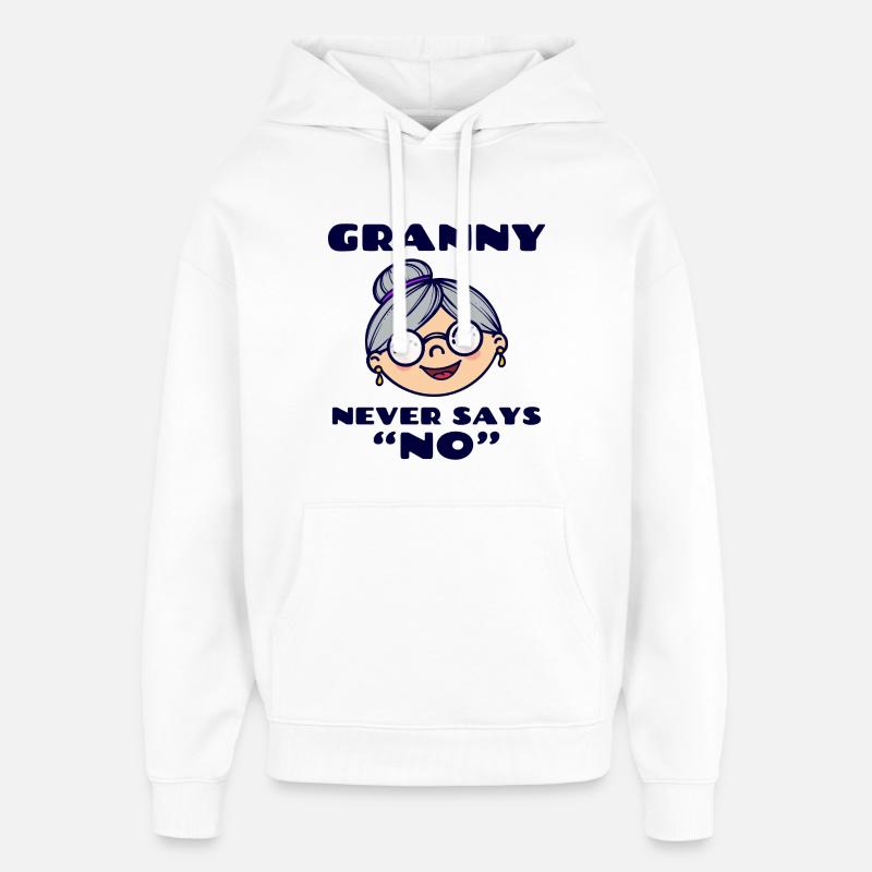 Lieblingsomi Großmutter Oma Statement Brille - Oversized Unisex Hoodie von Stanley/Stella - Weiß