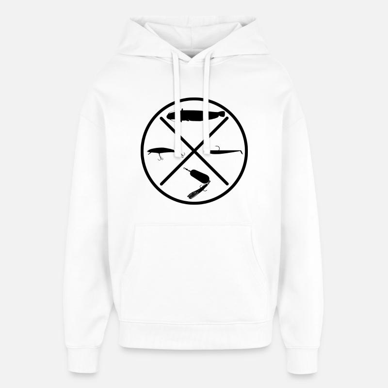 Silure - Sweat à capuche unisexe Stanley/Stella Oversized - blanc