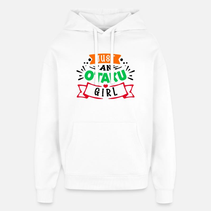 Girls Anime Manga Statement Otaku Mangastyle - Sweat à capuche unisexe Stanley/Stella Oversized - blanc