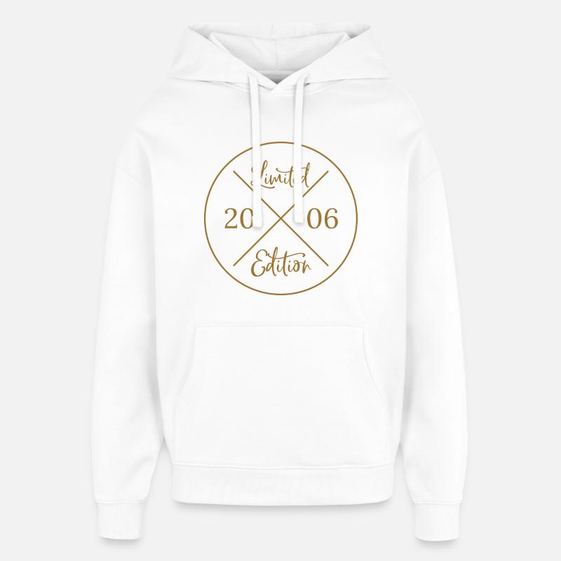 Édition limitée 2006 - 20e anniversaire - Sweat à capuche unisexe Stanley/Stella Oversized - blanc