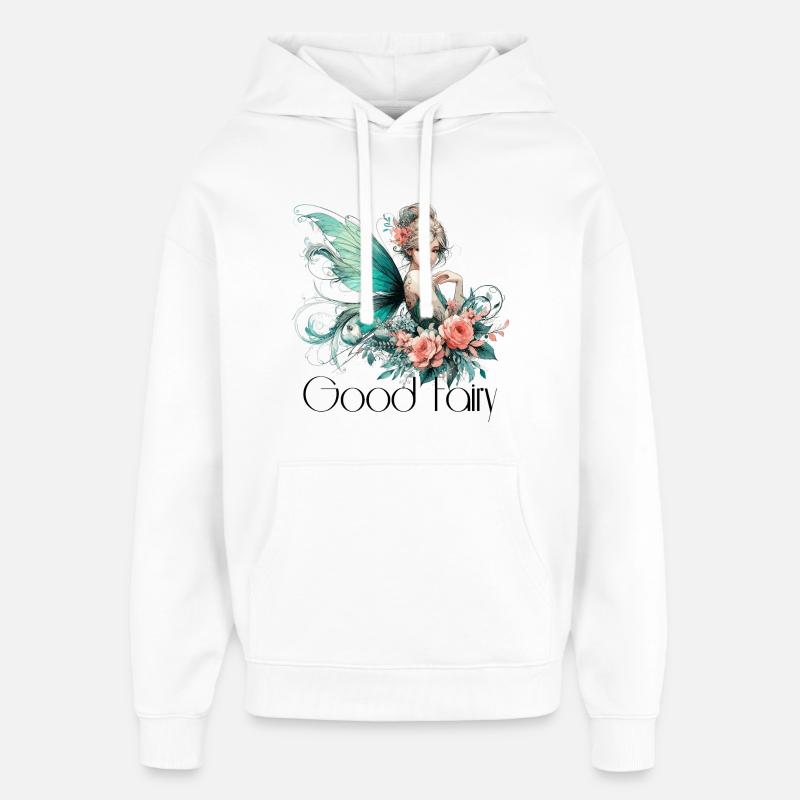 Gute Fee Geschenk - Oversized Unisex Hoodie von Stanley/Stella - Weiß