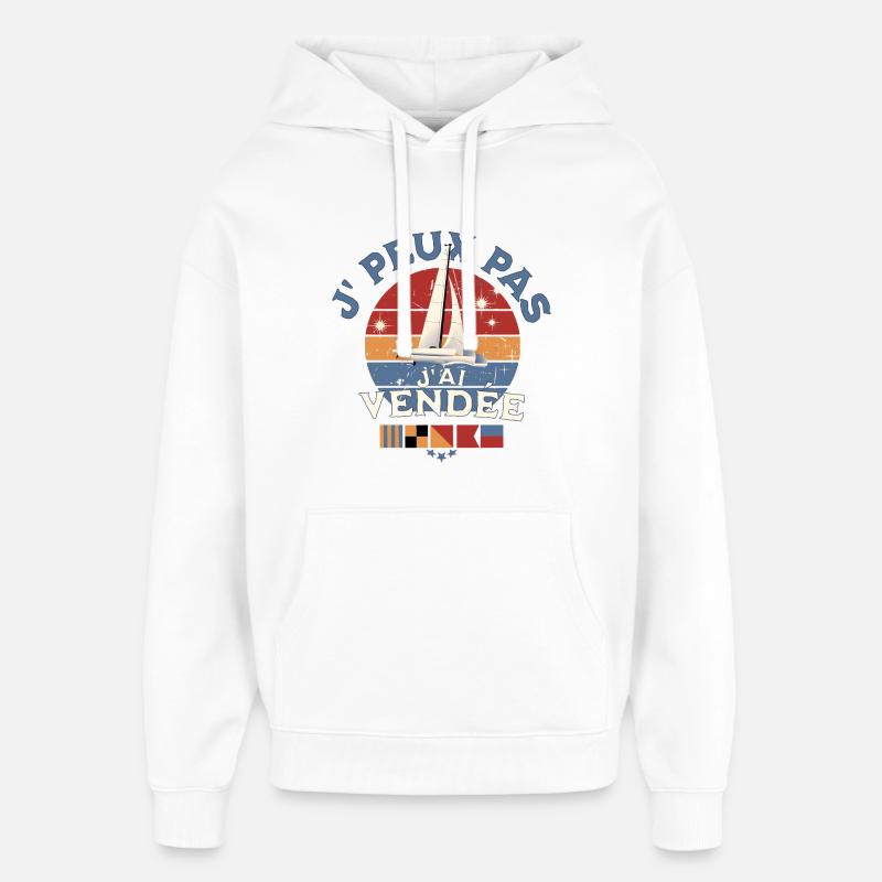 J'peux pas j'ai Vendée Glb - Sweat à capuche unisexe Stanley/Stella Oversized - blanc
