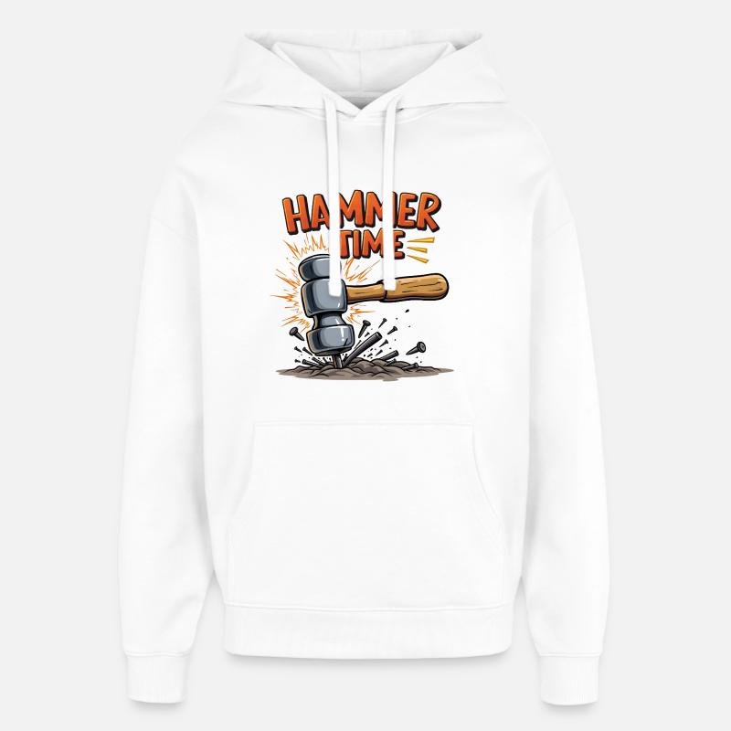 C’est un moment génial ! - Sweat à capuche unisexe Stanley/Stella Oversized - blanc