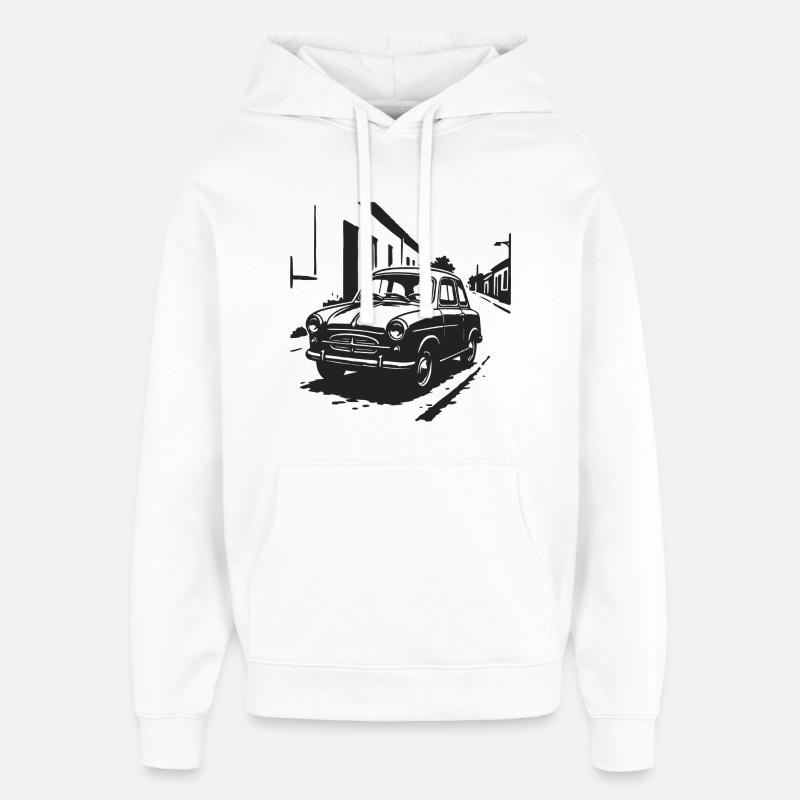 Goggo Love - Sweat à capuche unisexe Stanley/Stella Oversized - blanc