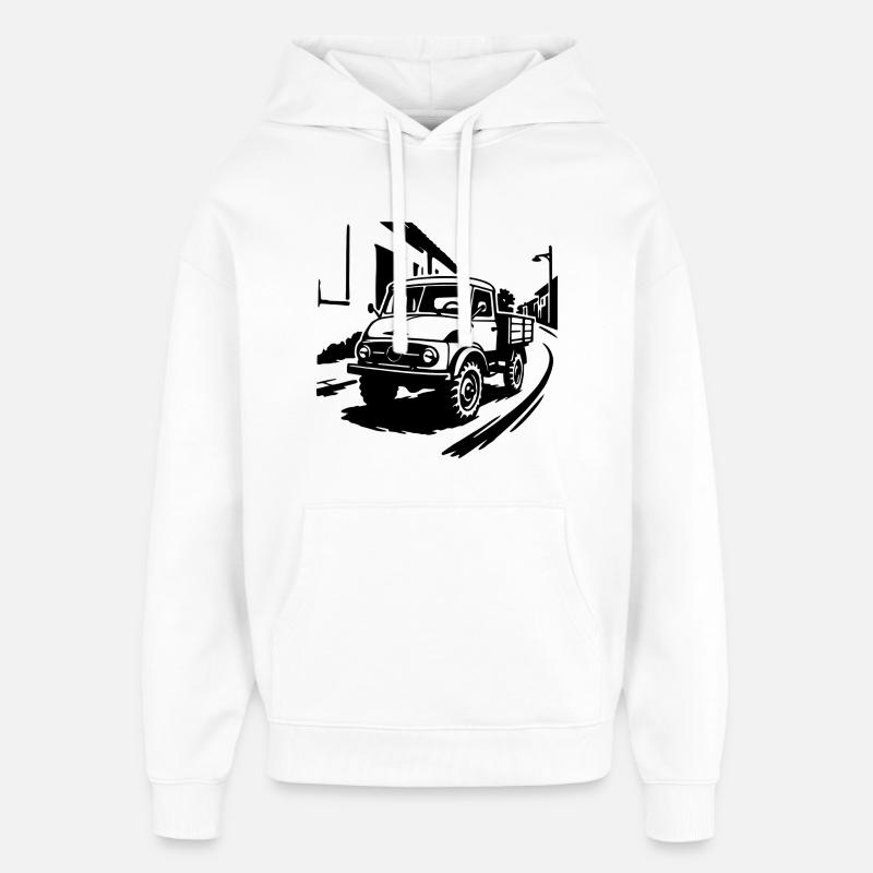 Polyvalent à l’ancienne - Sweat à capuche unisexe Stanley/Stella Oversized - blanc