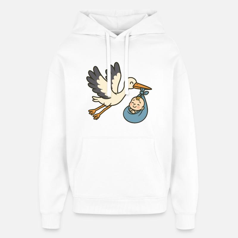 Peaceful Arrival - Oversized Unisex Hoodie von Stanley/Stella - Weiß