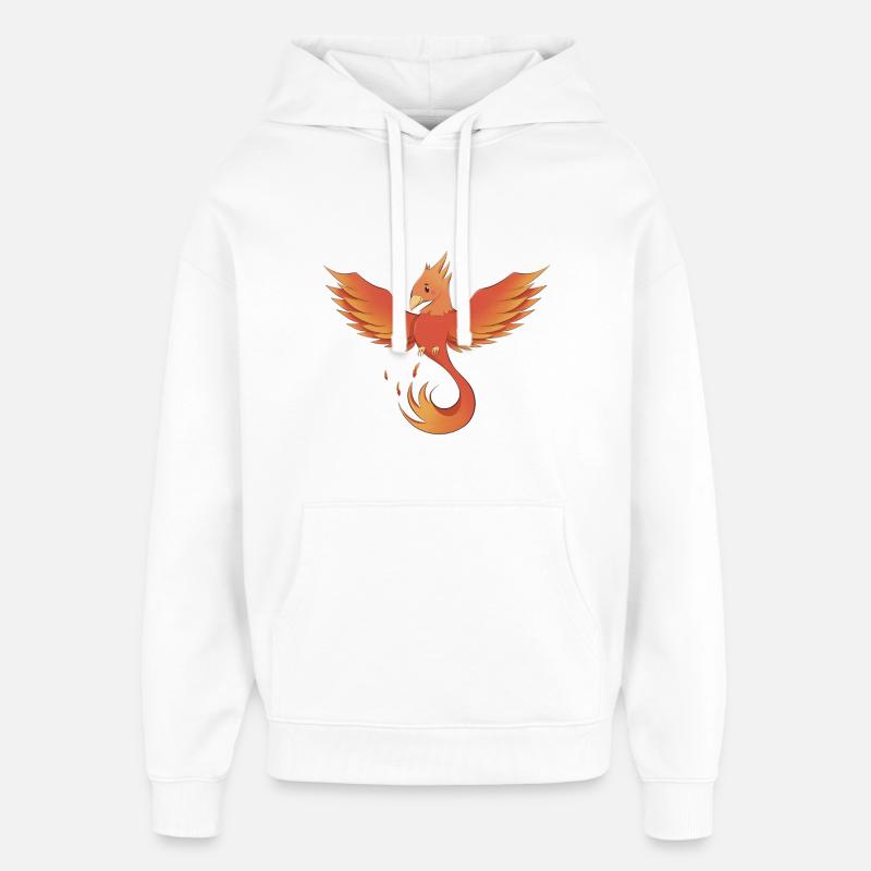 Phénix - Sweat à capuche unisexe Stanley/Stella Oversized - blanc