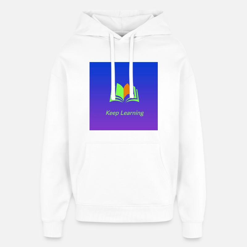T-shirt La connaissance, c’est le pouvoir" - Sweat à capuche unisexe Stanley/Stella Oversized - blanc