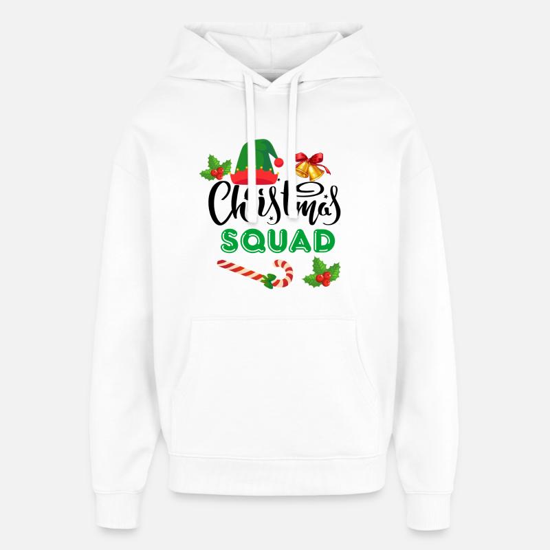 Équipe de Noël, Épouser Noël - Sweat à capuche unisexe Stanley/Stella Oversized - blanc
