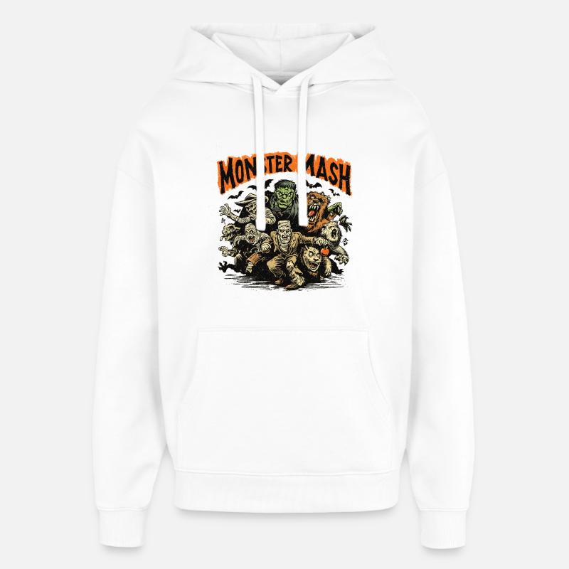 Purée de monstres - Sweat à capuche unisexe Stanley/Stella Oversized - blanc