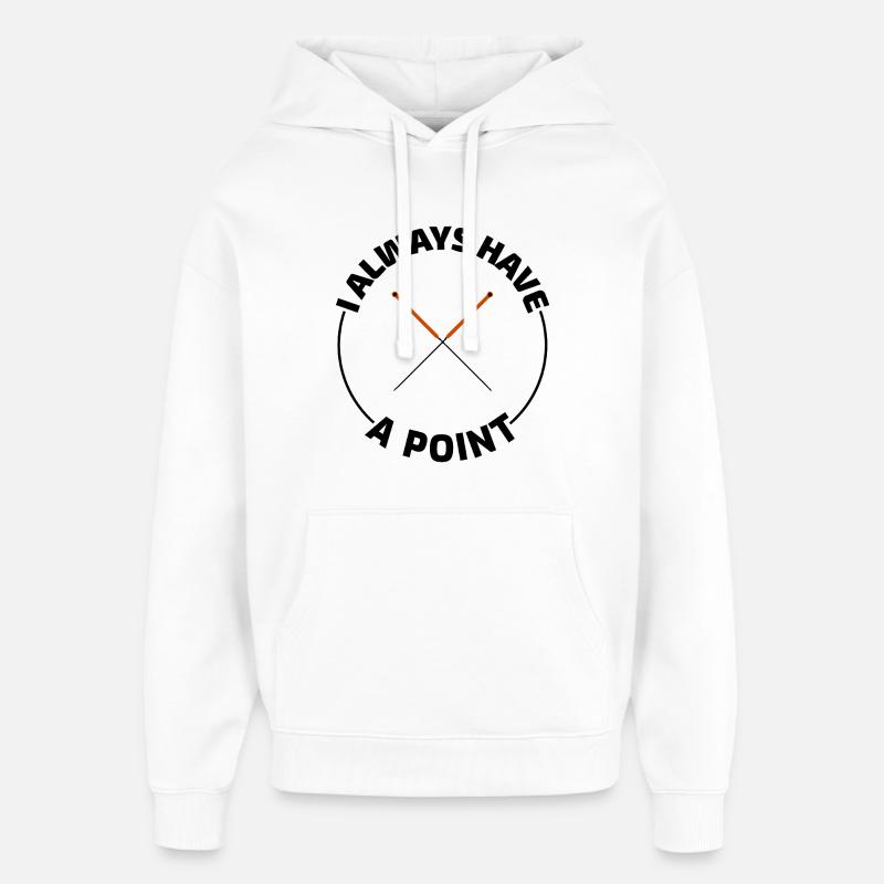 Licensed TCM Practitioner Expert Precision  - Oversized Unisex Hoodie by Stanley/Stella - white