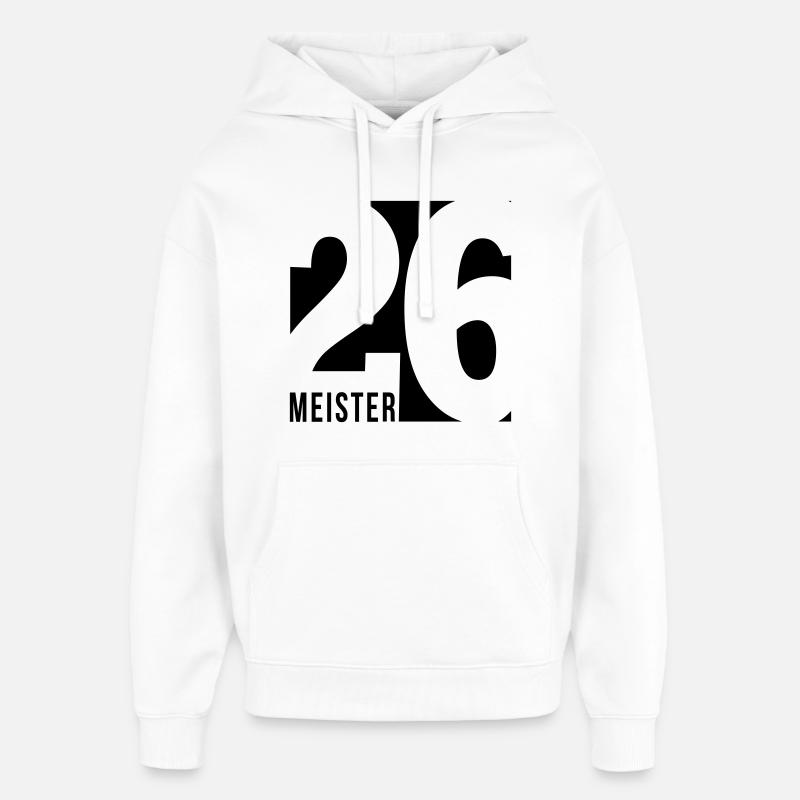 Champion 2026 Championship - Sweat à capuche unisexe Stanley/Stella Oversized - blanc