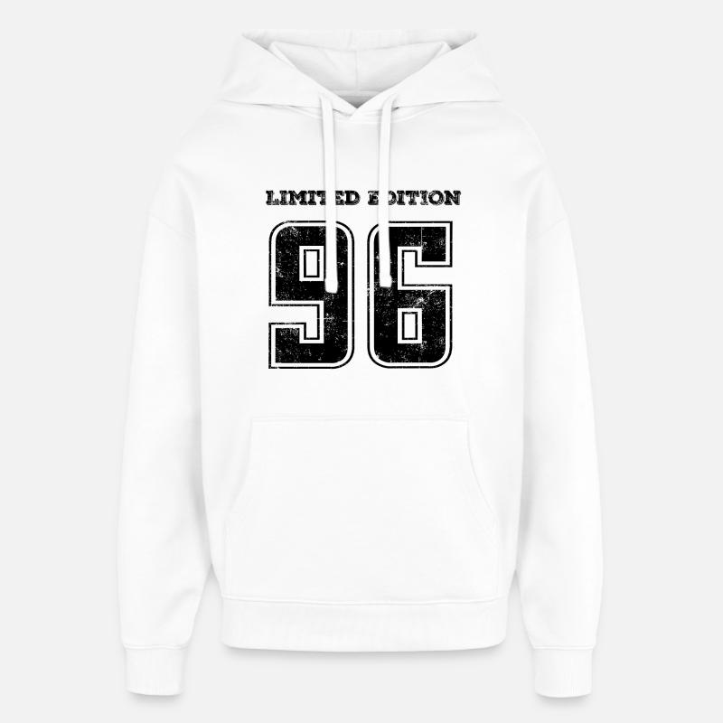 Millésime 1996 - Sweat à capuche unisexe Stanley/Stella Oversized - blanc