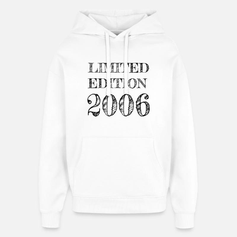 Millésime 2006 - Sweat à capuche unisexe Stanley/Stella Oversized - blanc