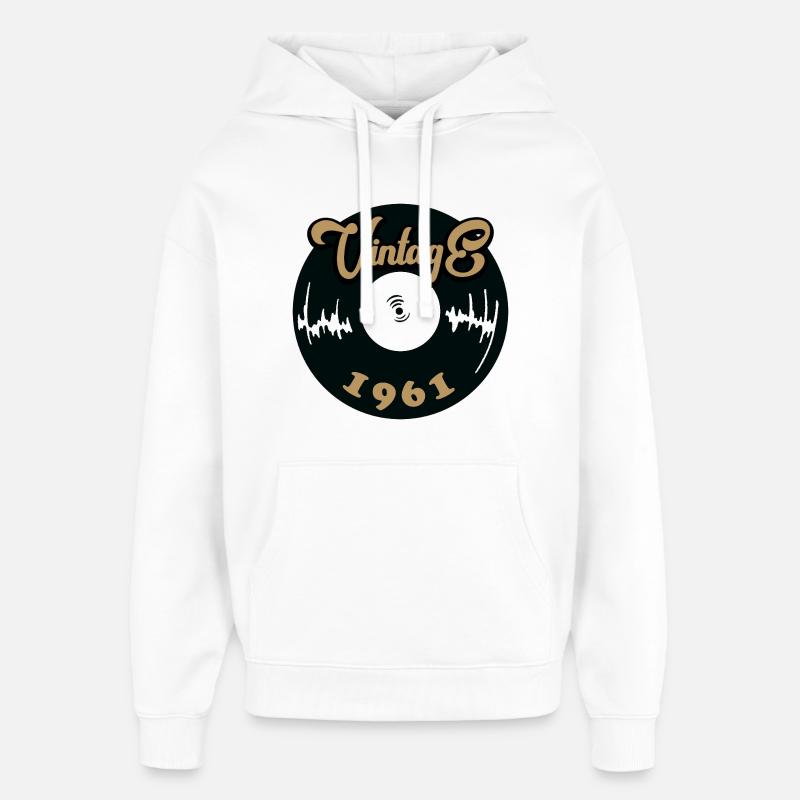 Cube 1961 - Sweat à capuche unisexe Stanley/Stella Oversized - blanc