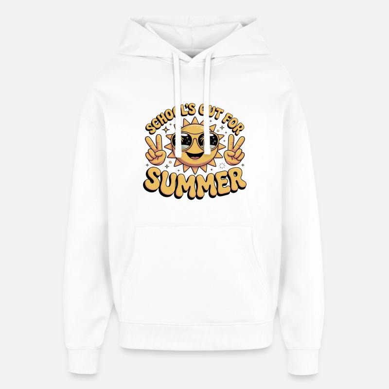 Été - Sweat à capuche unisexe Stanley/Stella Oversized - blanc